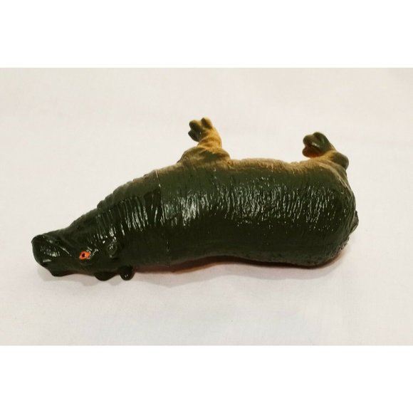 Hippopotamus Hippo Figure Gray Tan 4.5"  1998 TM P - Picture 9 of 10
